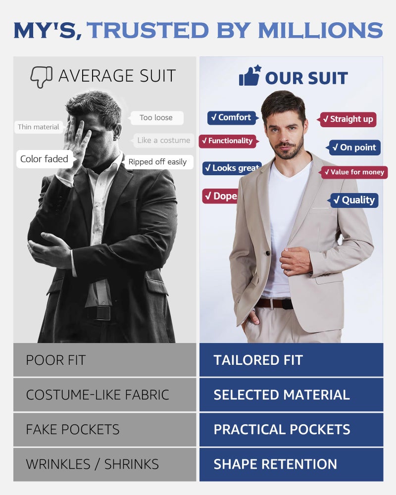 MYS MY'S Men's 2 Piece Slim Fit Suit, One Button Blazer and Short Pants Set with Tie Pink - Image 5